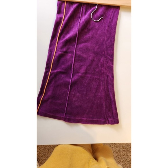 BDG Urban Outfitter Purple Orange Velvet Track Pants - XXL Women's - Flare - Picture 2 of 8